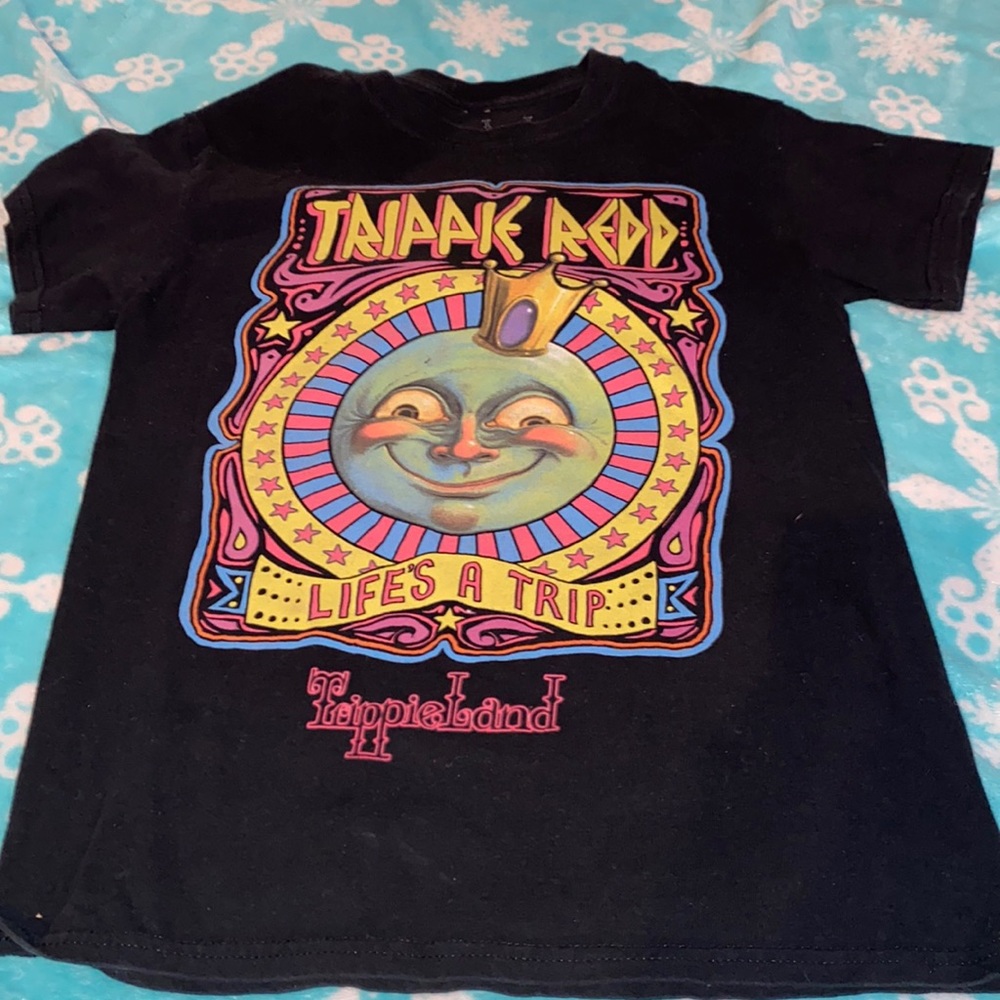 Trippie redd shirt colorful and black size small